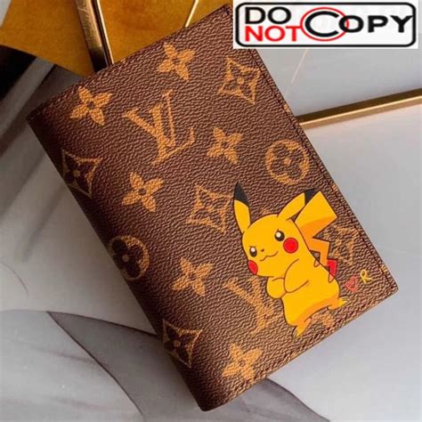 Louis Vuitton Pikachu Passport Holder .